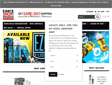 Tablet Screenshot of ejuiceshop.com